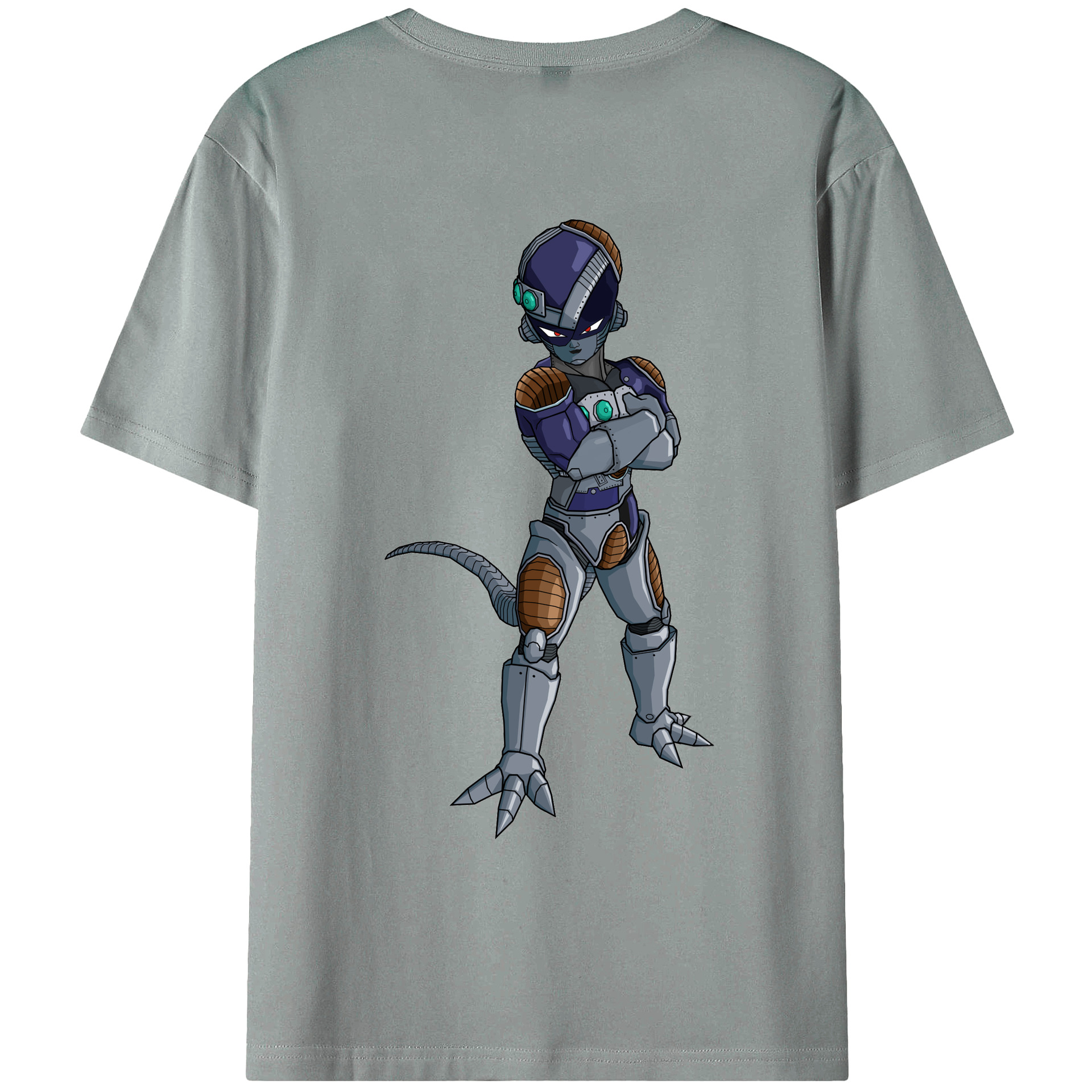 （画像用） ドラゴンボール フリーザ DRAGON BALL Frieza 綿100％ メンズ半袖Tシャツ（バックプリント） 通気性
